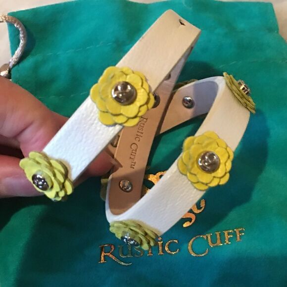 Double Wrap Rustic Cuff Meagan - Picture 1 of 9